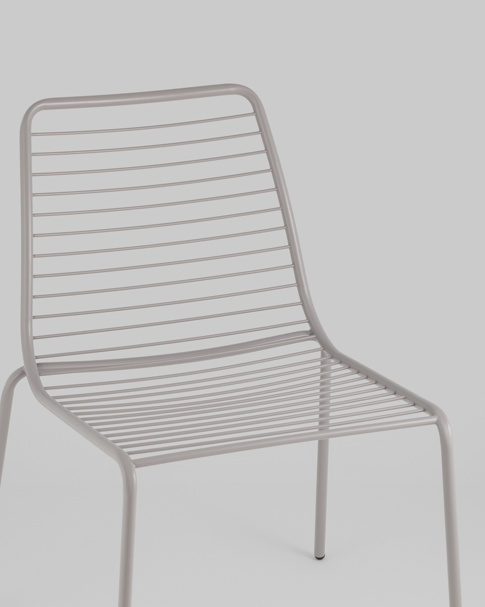 Стул Дели металл серый