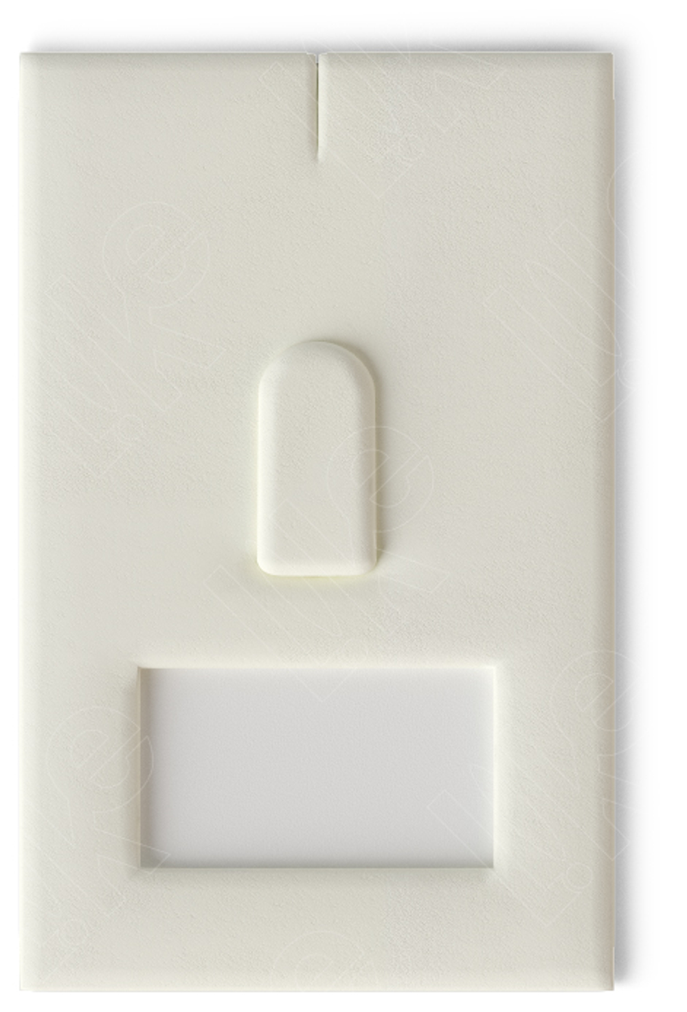 Вкладыш для планшета Вита/наклонный/для кольца/язычок/окошком для бирки/прорезь для нитки/39*60 мм.