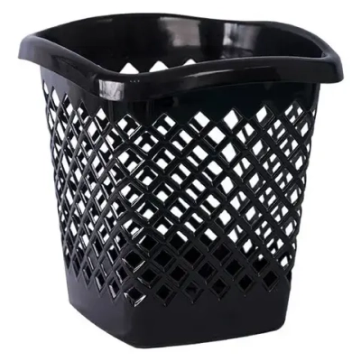 Корзина для мусора Офис квадратная (Чёрный)