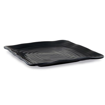 Тарелка квадратная SQ811S/Black, 28х28 см
