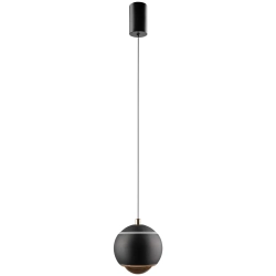Светильник подвесной Crystal Lux CARO SP LED BLACK