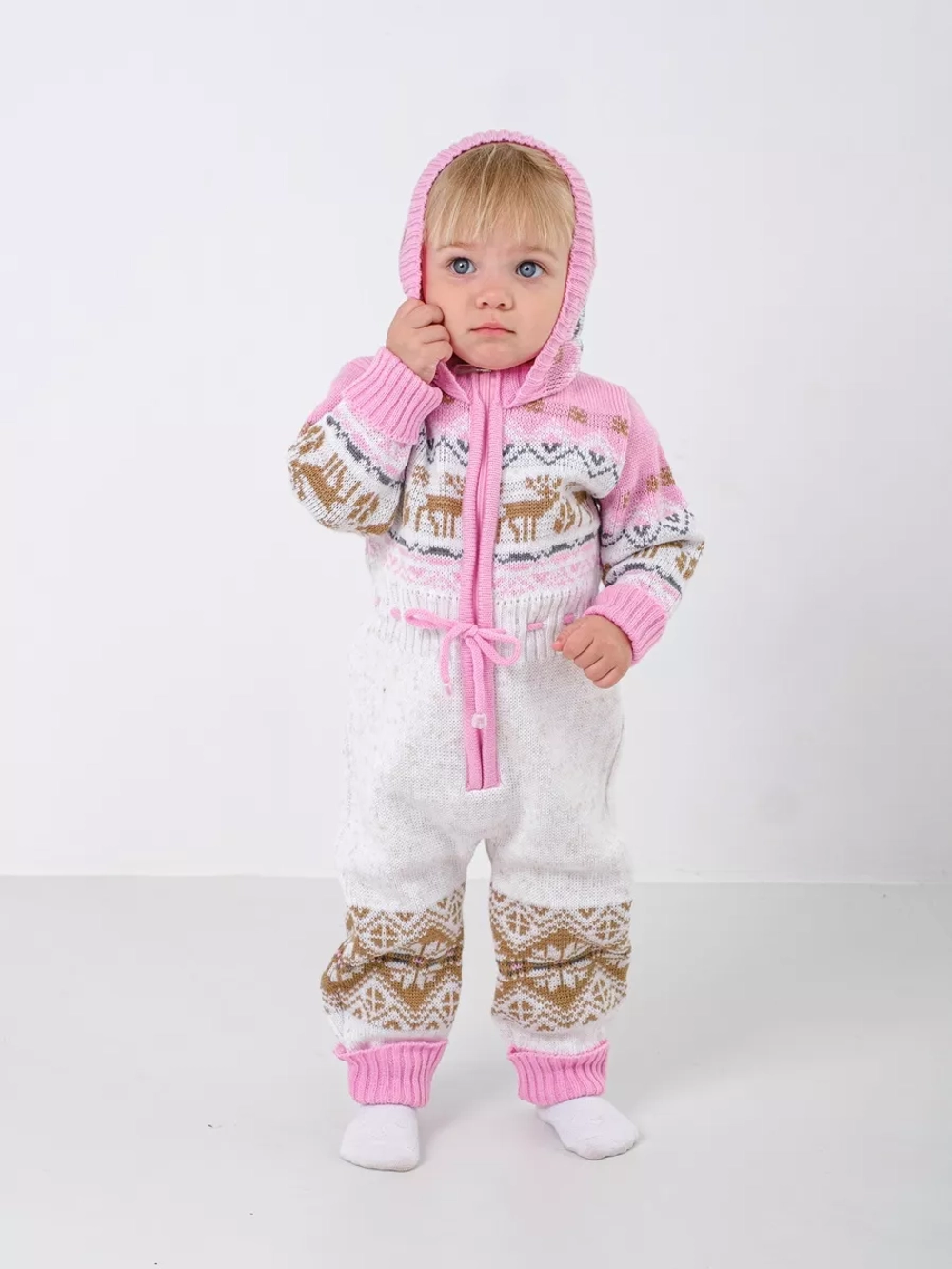 Комбинезон вязаный