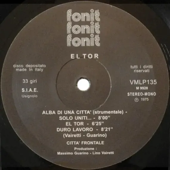 Citta Frontale – El Tor LP