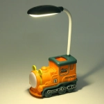 Настольная лампа «Sweet - Паровоз» LED 10*5*21 см, USB 5v 3w, Зеленый/оранжевый