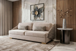 Диван Garda Decor Палаццо (Palazzo) 240М трехм. раскладной бежевый, принт Colt002+Ana-Beg 240*105*95 см