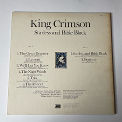 Винтажная виниловая пластинка LP King Crimson Starless And Bible Black (Japan 1974) (Obi) The Night Watch