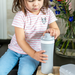 Бутылка 425мл Oase Organic синяя Koziol