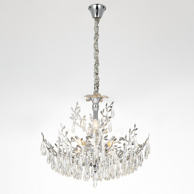 Citilux RITZ CL310081 Люстра хрустальная подвесная Хром