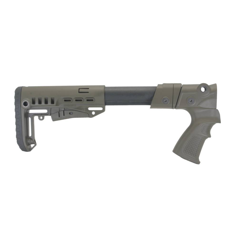 Пластиковый приклад МР-155, МР-135, DLG Tactical. Черный