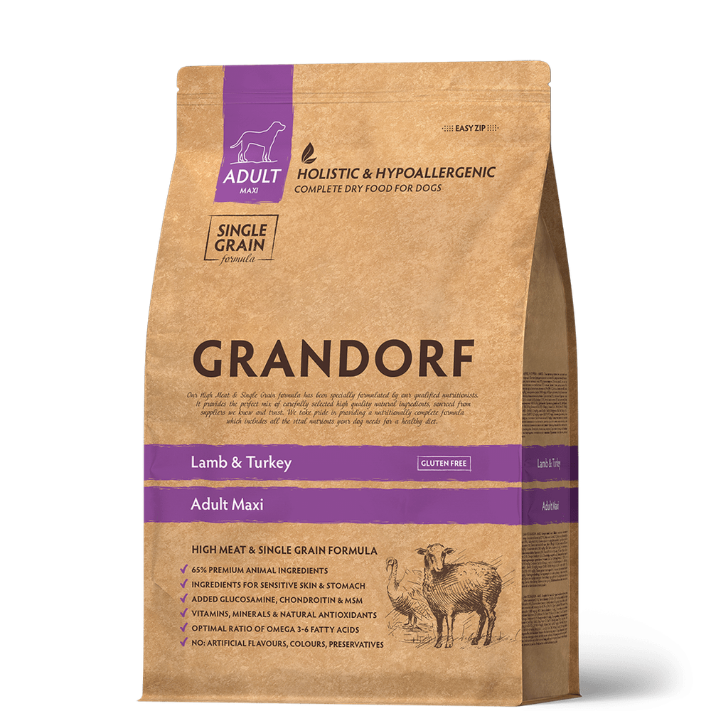 Grandorf Adult Large Lamb&Rice - корм низкозерновой для собак крупных пород (ягненок с рисом)