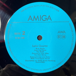 Винтажная виниловая пластинка LP Latin Quarter (ГДР 1988)