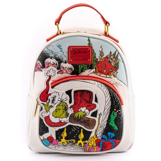 Рюкзак Loungefly Dr. Seuss The Grinch Chimney Thief Mini Backpack DSSBK0023