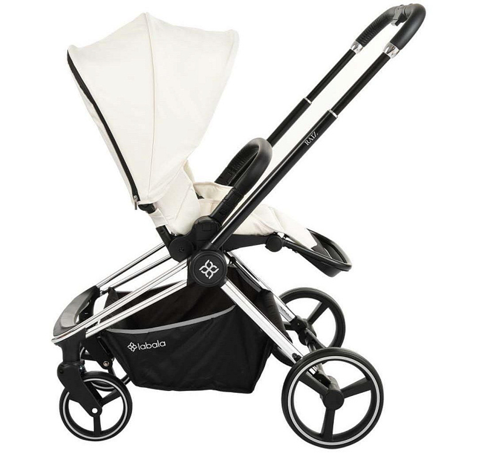 Коляска 2 в 1 Labala Raiz Lite White