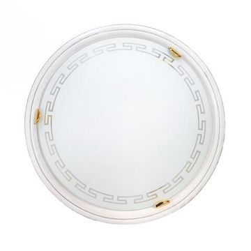 2617 GL-WOOD SN 000 Светильник стекло/белое/кремовый E27 2*60Вт D360 GRECA WOOD