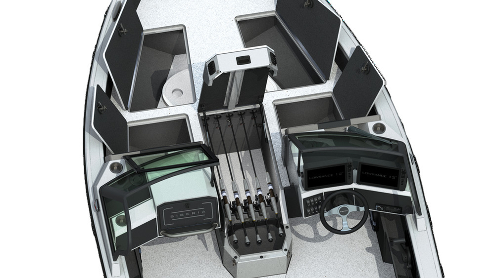 Катер-лодка алюминиевая SIBERIA S5 (mod 1)