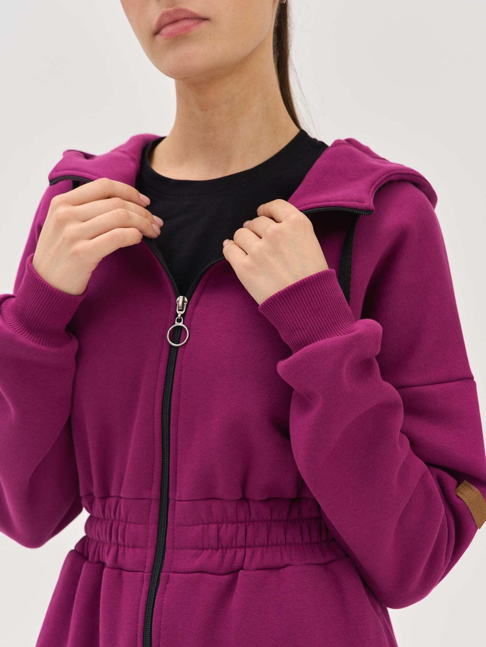 Комбинезон оверсайз "Слива" женский утепленный