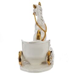 GAEM Фигурка декоративная "Лошадка" с подсвечником, D свечи 3,5 см, L16,5 W7 H12 см