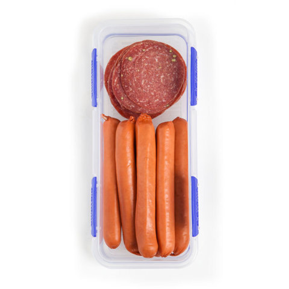 Контейнер для закусок 1.75л Sistema Klip It синий