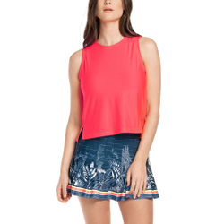 Женская теннисная майка Lucky in Love Free To Fly Crop Tank Top Women - Coral