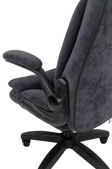 Кресло Chairman Home 533 Россия ткань S темно-серый