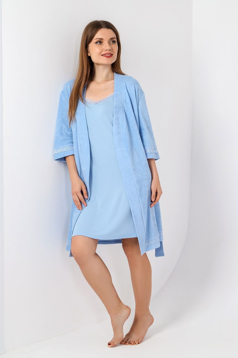 Ночная сорочка Дрёма-1 Виотекс ГОЛУБОЙ