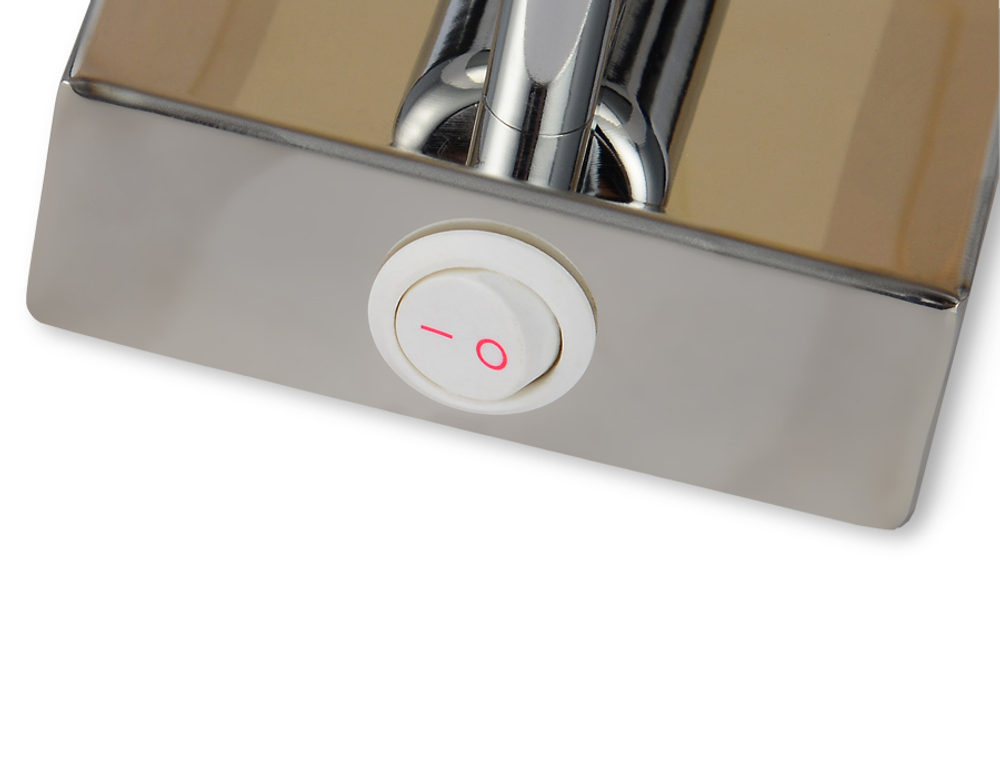 TR5155 CH/CL хром/прозрачный E14/1 max 40W 210*130*100