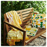 Полотенце банное IKEA BROGGAN (БРЁГГАН), Хлопок, Желтый, 100x180 см