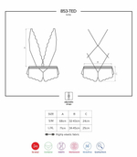 Оригинальное кружевное боди (Размер: L-XL) (Цвет: черный)