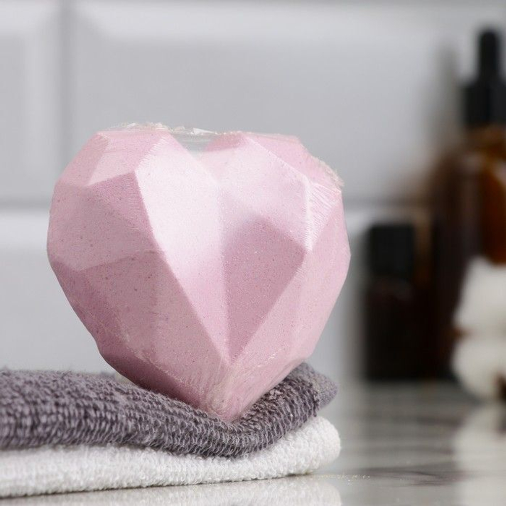 Бомбочка для ванны Кристалл с ароматом смородины и яблока - 60 гр.