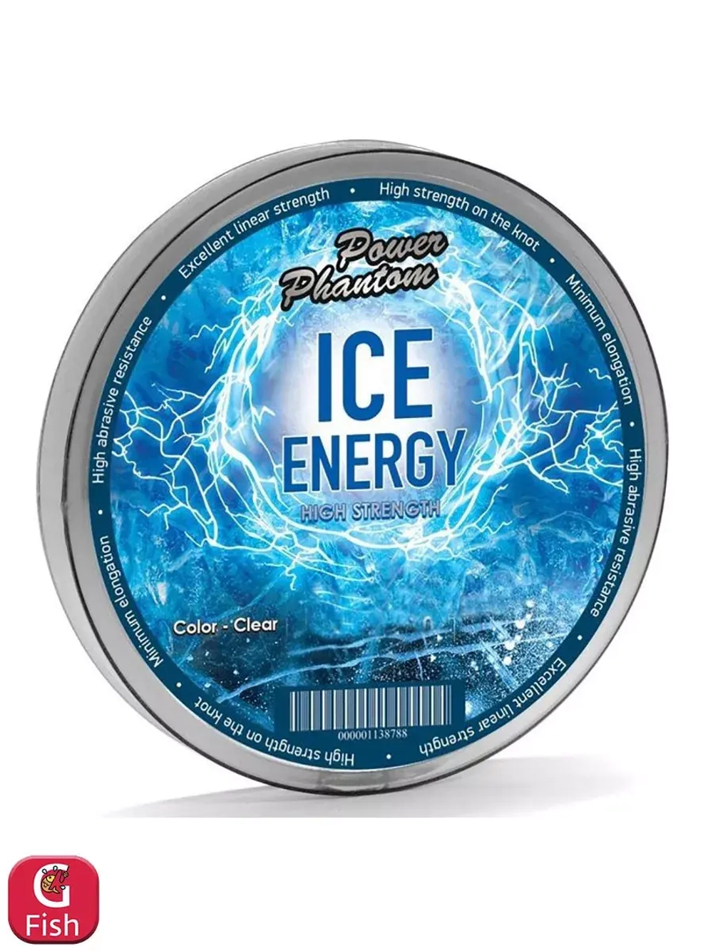 Леска монофильная для зимней рыбалки Power Phantom Ice Energy CLEAR