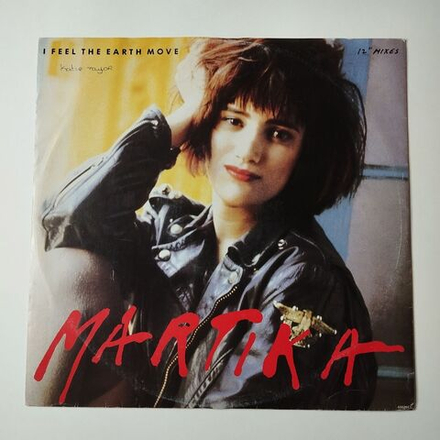 Винтажная виниловая пластинка LP Martika I Feel The Earth Move (UK 1989) Maxi Single 45 RPM