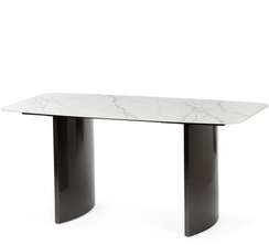 Обеденный стол Geometry 160х80 см, белая керамика