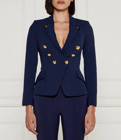 Жакет Elisabetta Franchi - темно-синий(GI09546E2)