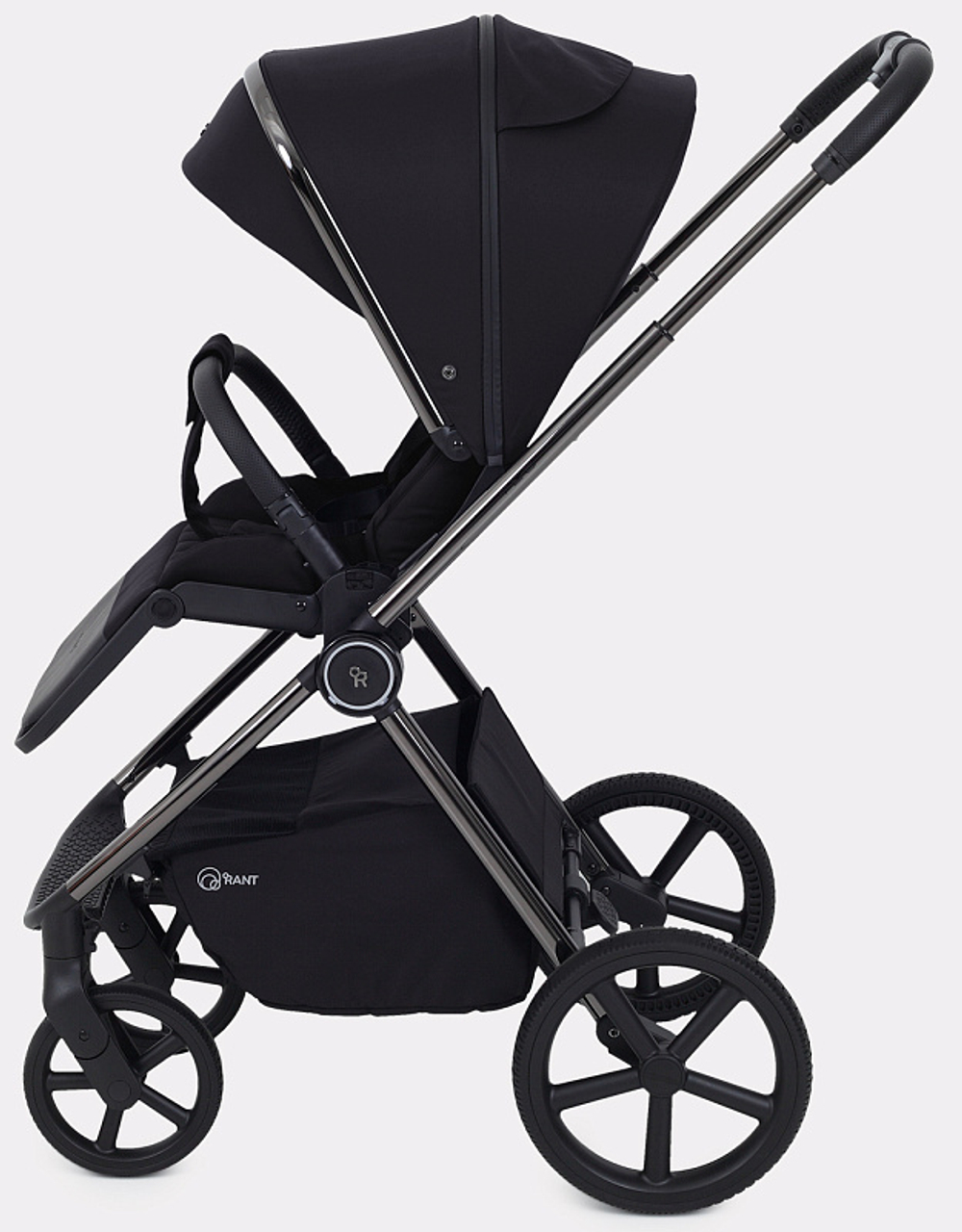 Детская коляска Rant Teo Black Chrome 2 в 1 Black