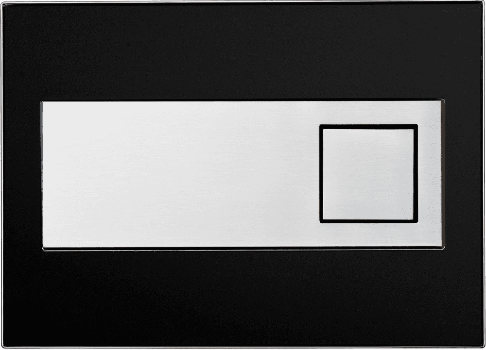 Инсталляция Pestan для подвесного унитаза в комплекте с кнопкой Diamond, цвет черный