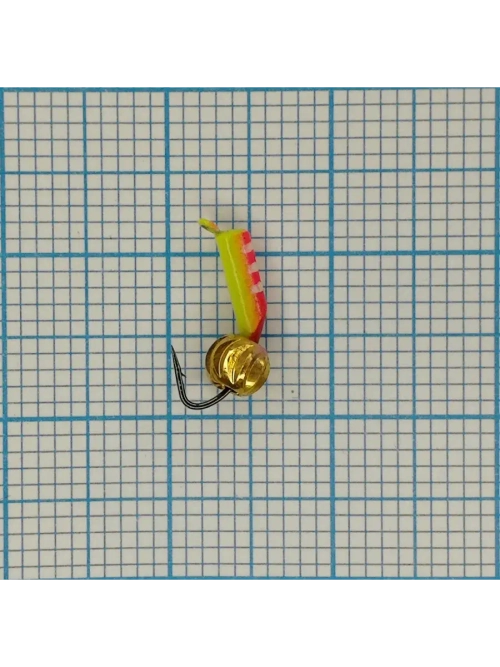 Мормышка вольфрамовая "Безнасадка" зефирка