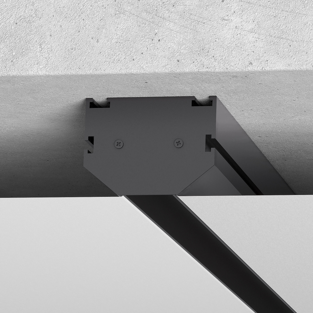 Slim Magnetic Комплект заглушек для шинопровода в натяжной потолок: торцевая и внутренняя 85233/00