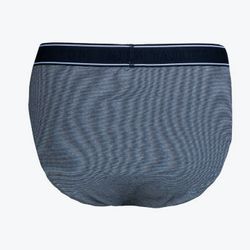 Мужские трусы слипы темно-синие с узором Tom Tailor 070538/1204 636