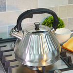 Чайник 3л нерж со свистком, с ручкой "soft touch"