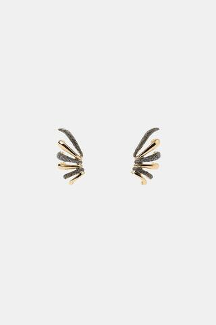 ZARA БЛЕСТЯЩИЕ СЕРЬГИ-КАФФЫ, ЗОЛОТИСТЫЙ