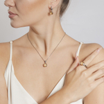 Серьги Qudo Firenze champagne 300351 BR/S