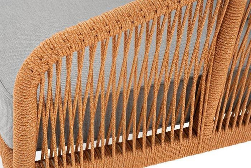 "Канны" диван 2-местный плетеный из роупа