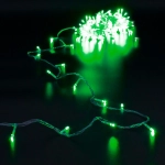 Гирлянда для дома 16м 180 ламп LED прозрач.пров.,8 реж, IP-20, Зелёный (возможность соединения)