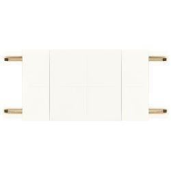 Коннектор питания ЭРА TRM-S5-SC WH для магнитного шинопровода прямой белый | Магнитный шинопровод и аксессуары