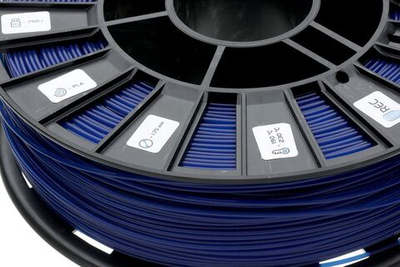 PLA пластик 1,75 для 3D принтера REC синий 0,75 кг