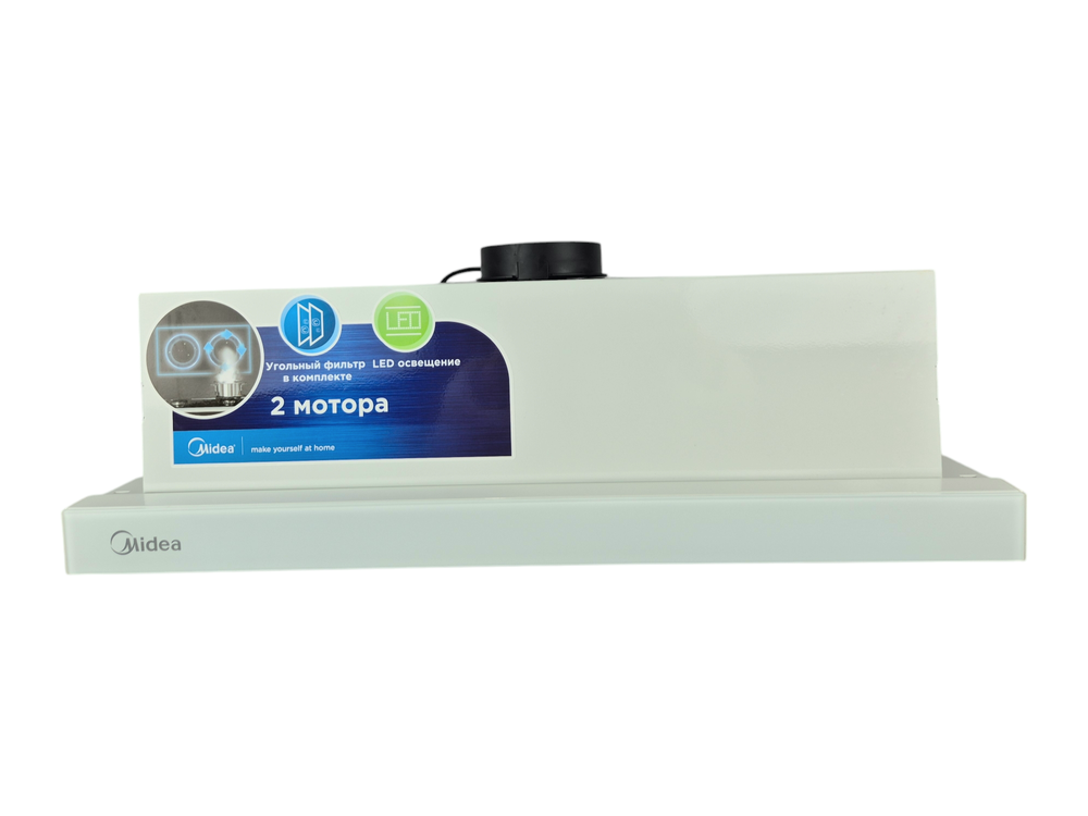Вытяжка встраиваемая MIDEA MH60P303GW (белая)
