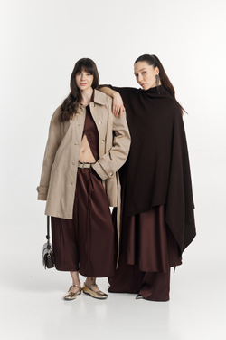 Пончо горький шоколад