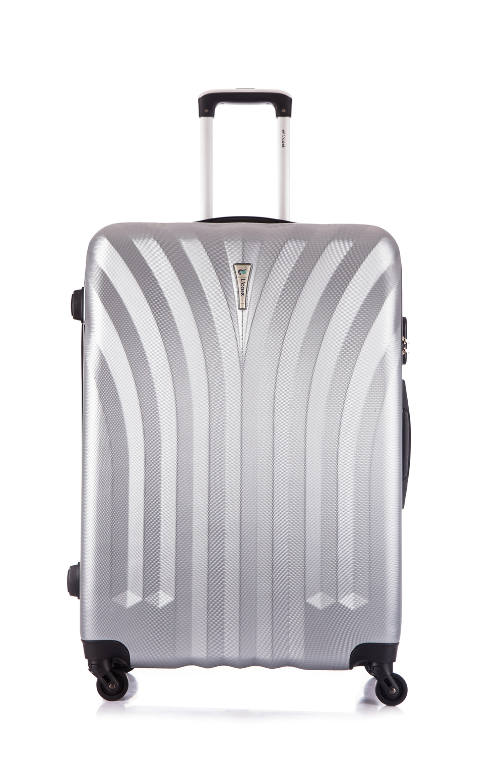 Большой чемодан L'Case Phuket, серебристый