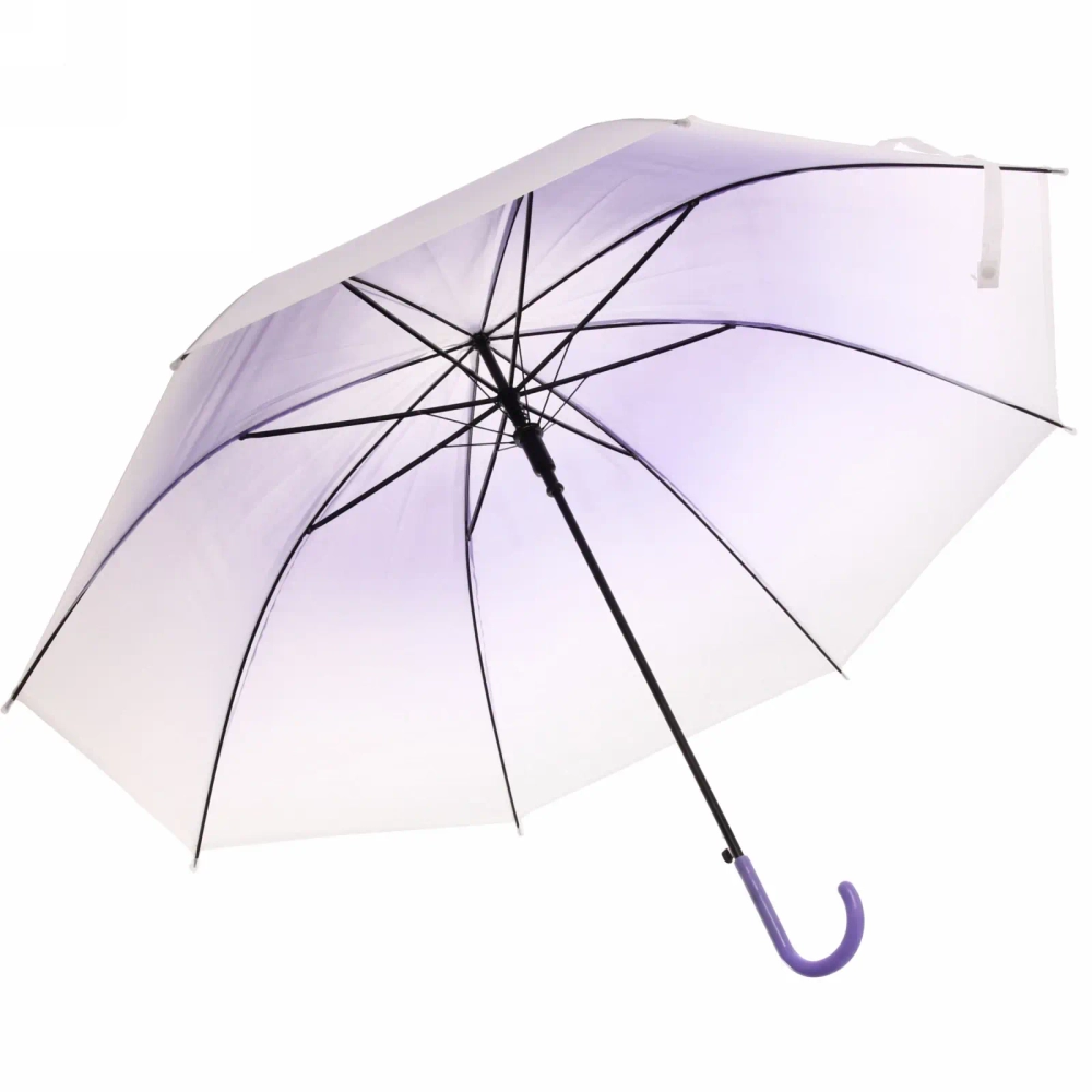 Зонт-трость женский «Градиент» микс 4 цвета, 8 спиц, d-92см, длина в слож. виде 72см