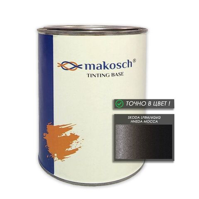 Автоэмаль makosch/SKODA LF8M, 6Q6Q, Базовая эмаль, коричневый, перламутр, 800мл.